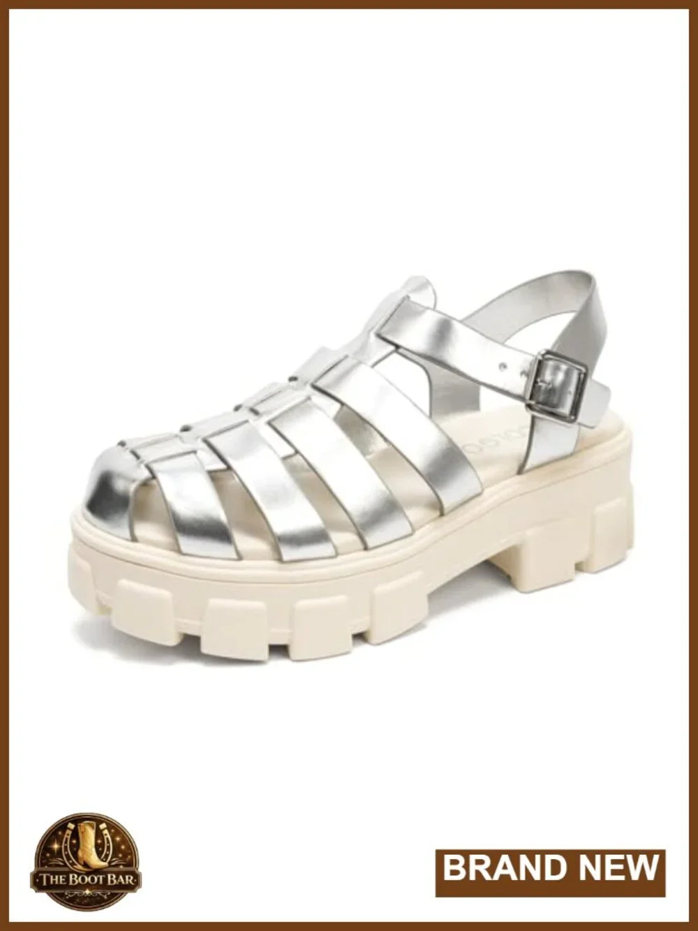 Women's Platform Wedge Sandals Chunky Block Heeled Adjustable Buckle Fisherman